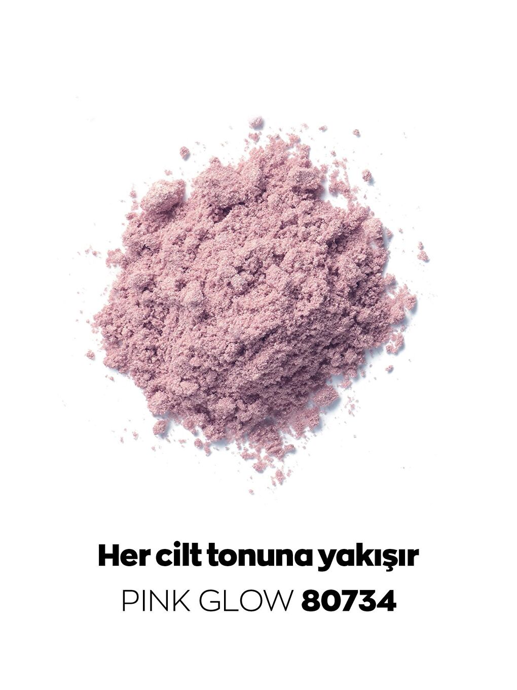 AVON Renksiz Glow On Aydınlatıcı Sıkıştırılmış Pudra 12,5gr Pink Glow - 1