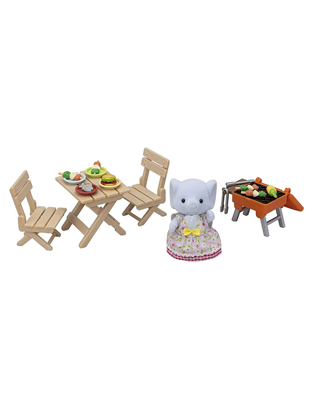 Sylvanian Families Renksiz BBQ Piknik Seti -Fil Kız- 5640 - 1