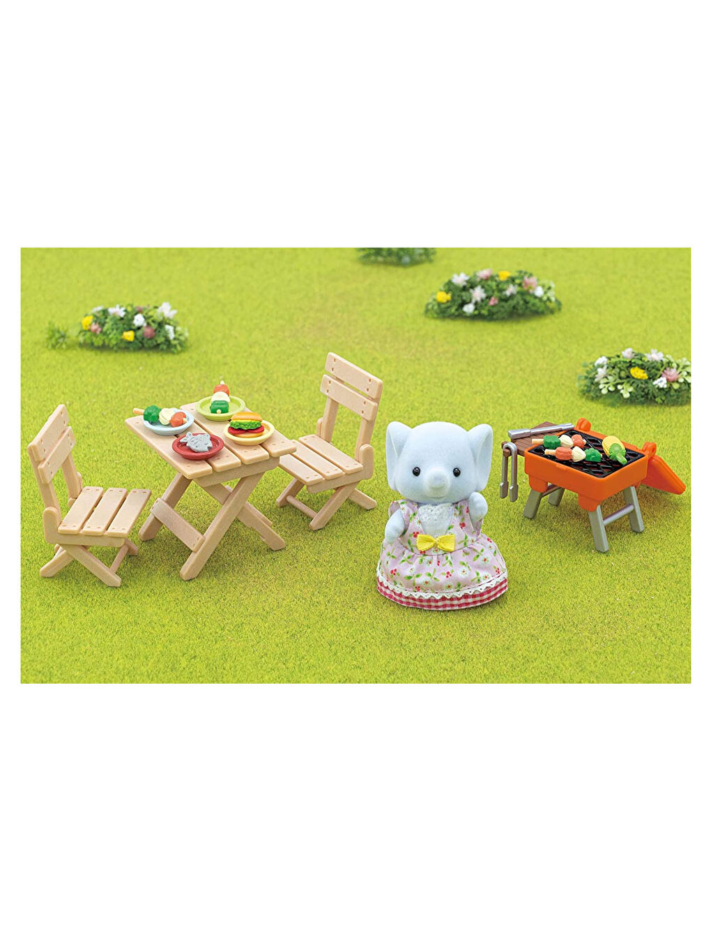 Sylvanian Families Renksiz BBQ Piknik Seti -Fil Kız- 5640 - 4