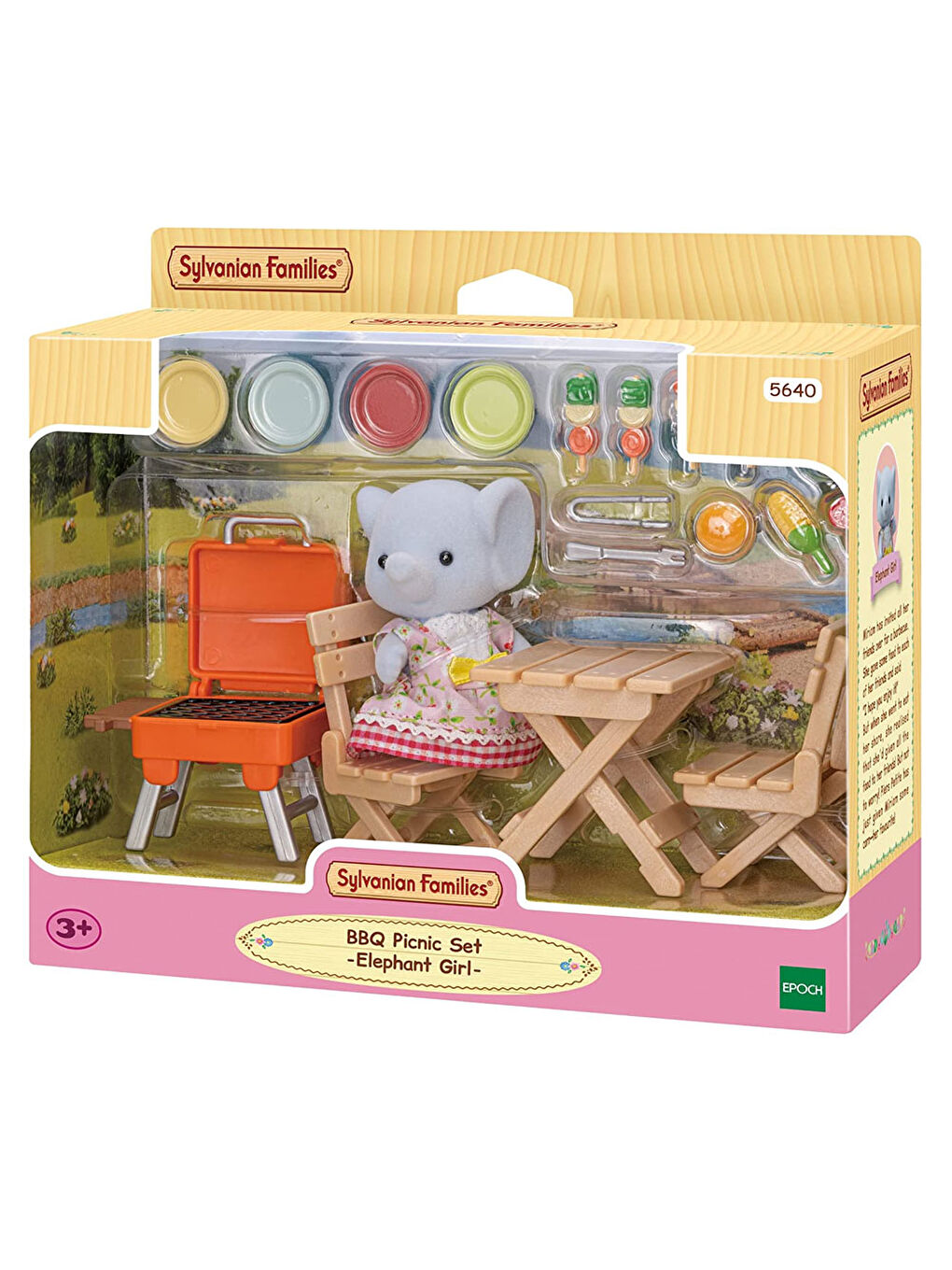 Sylvanian Families Renksiz BBQ Piknik Seti -Fil Kız- 5640 - 5