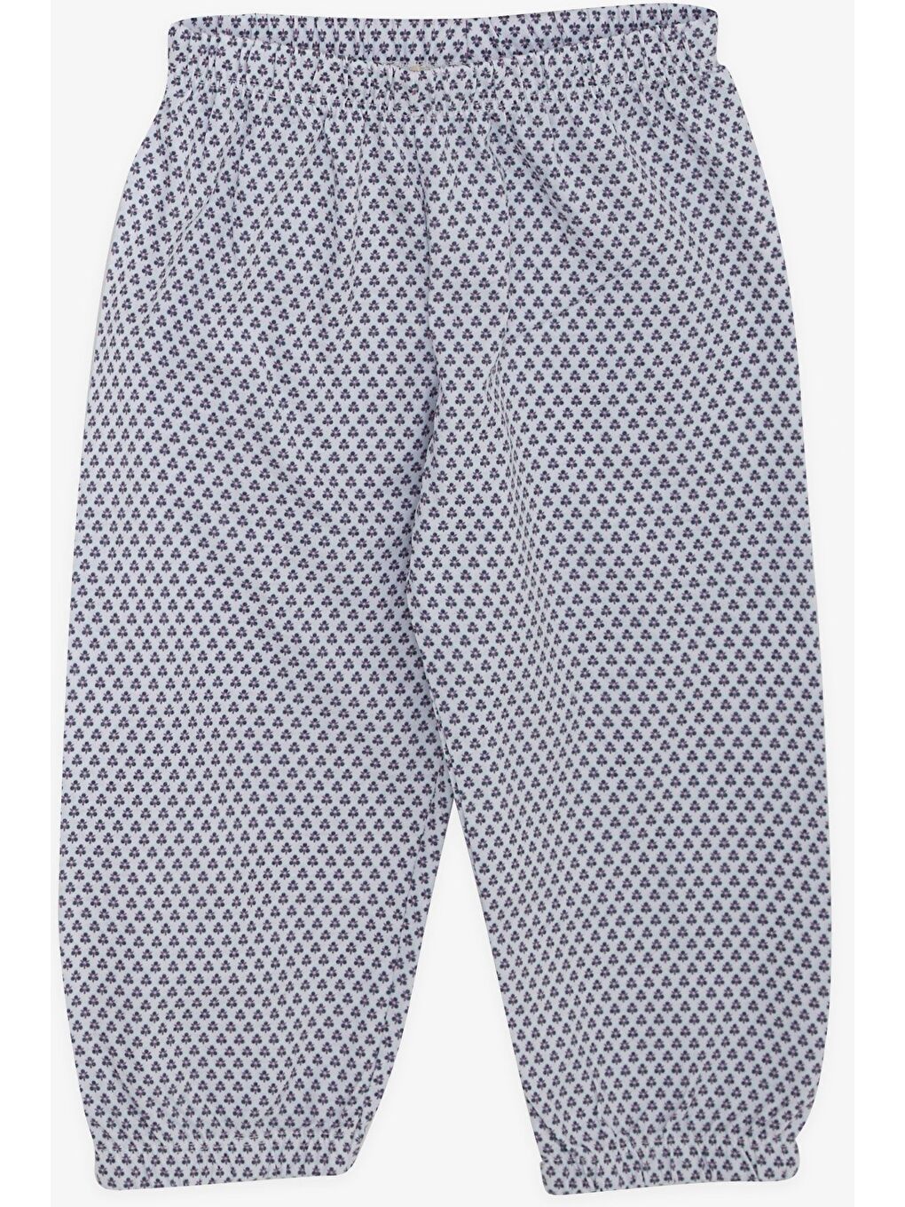 Kız Bebek Pijama Takımı Minik Çiçek Desenli Beyaz (9 Ay-1.5 Yaş)-4