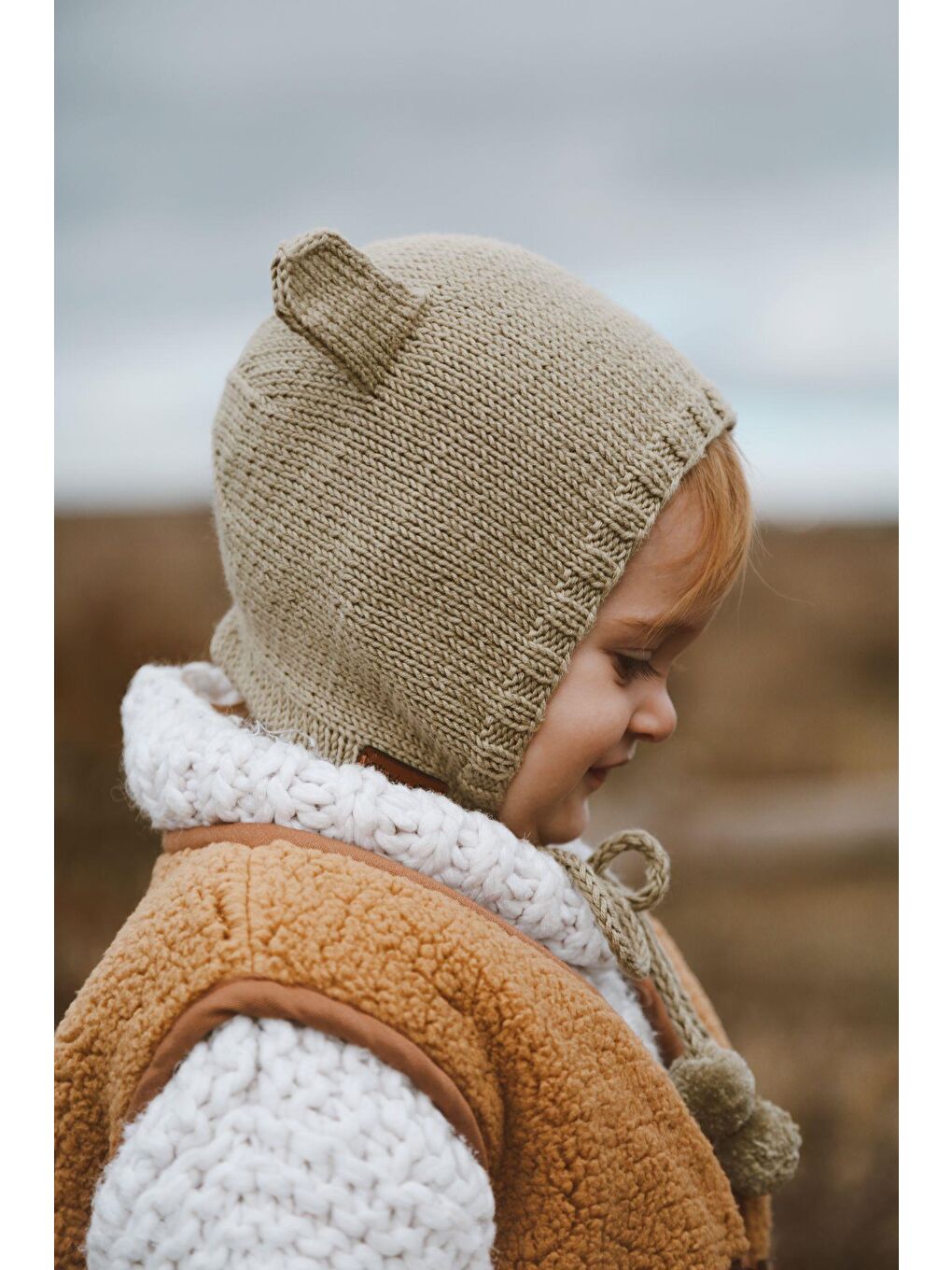 Yeşil Kulaklı Bebek Beresi Model 3