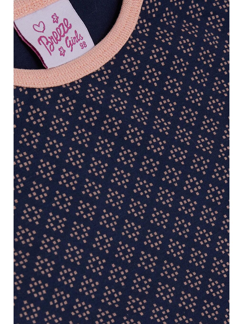 Kız Bebek Pijama Takımı Desenli Lacivert (9 Ay)-3