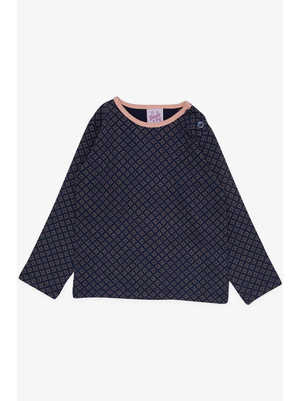 Kız Bebek Pijama Takımı Desenli Lacivert (9 Ay)-4