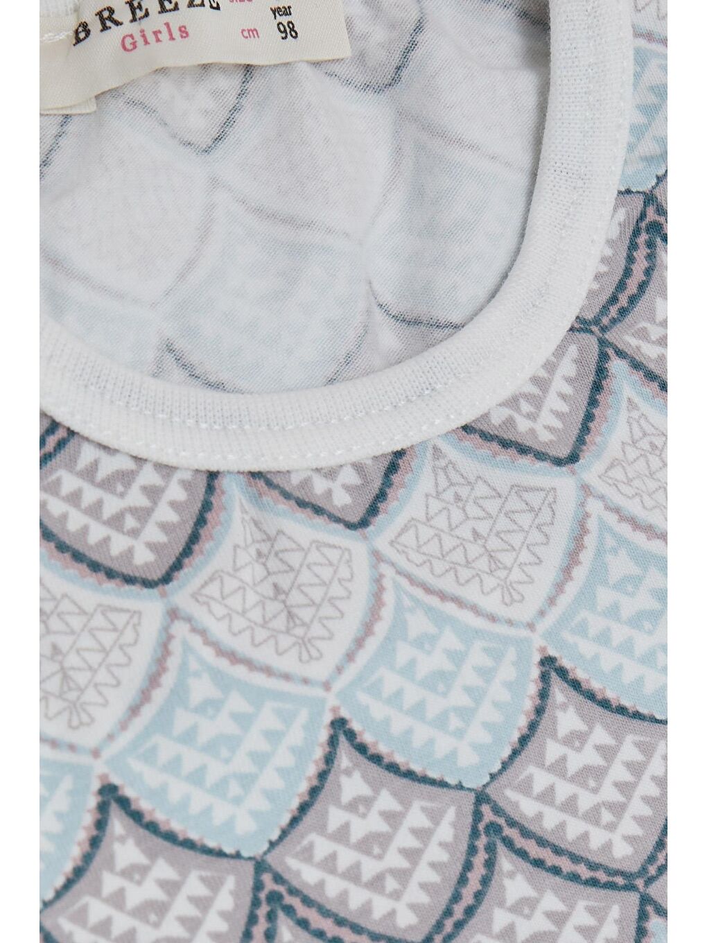 Kız Bebek Kısa Kollu Pijama Takımı Desenli Karışık Renk (1 Yaş)-2