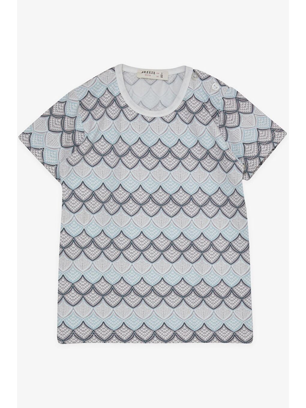 Kız Bebek Kısa Kollu Pijama Takımı Desenli Karışık Renk (1 Yaş)-4