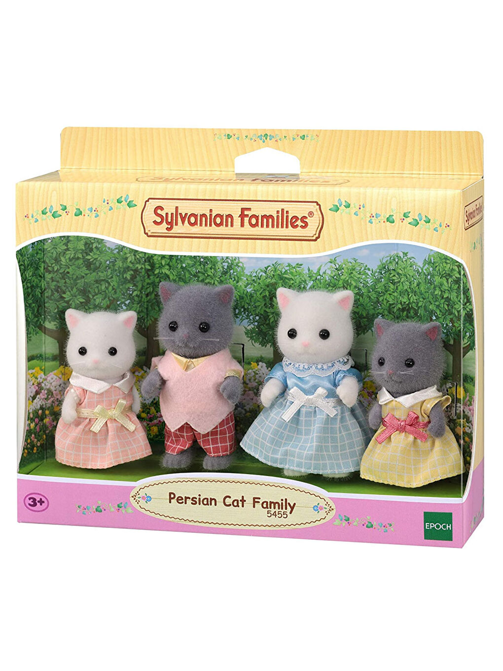 Sylvanian Families Renksiz Kedi Ailesi 5455