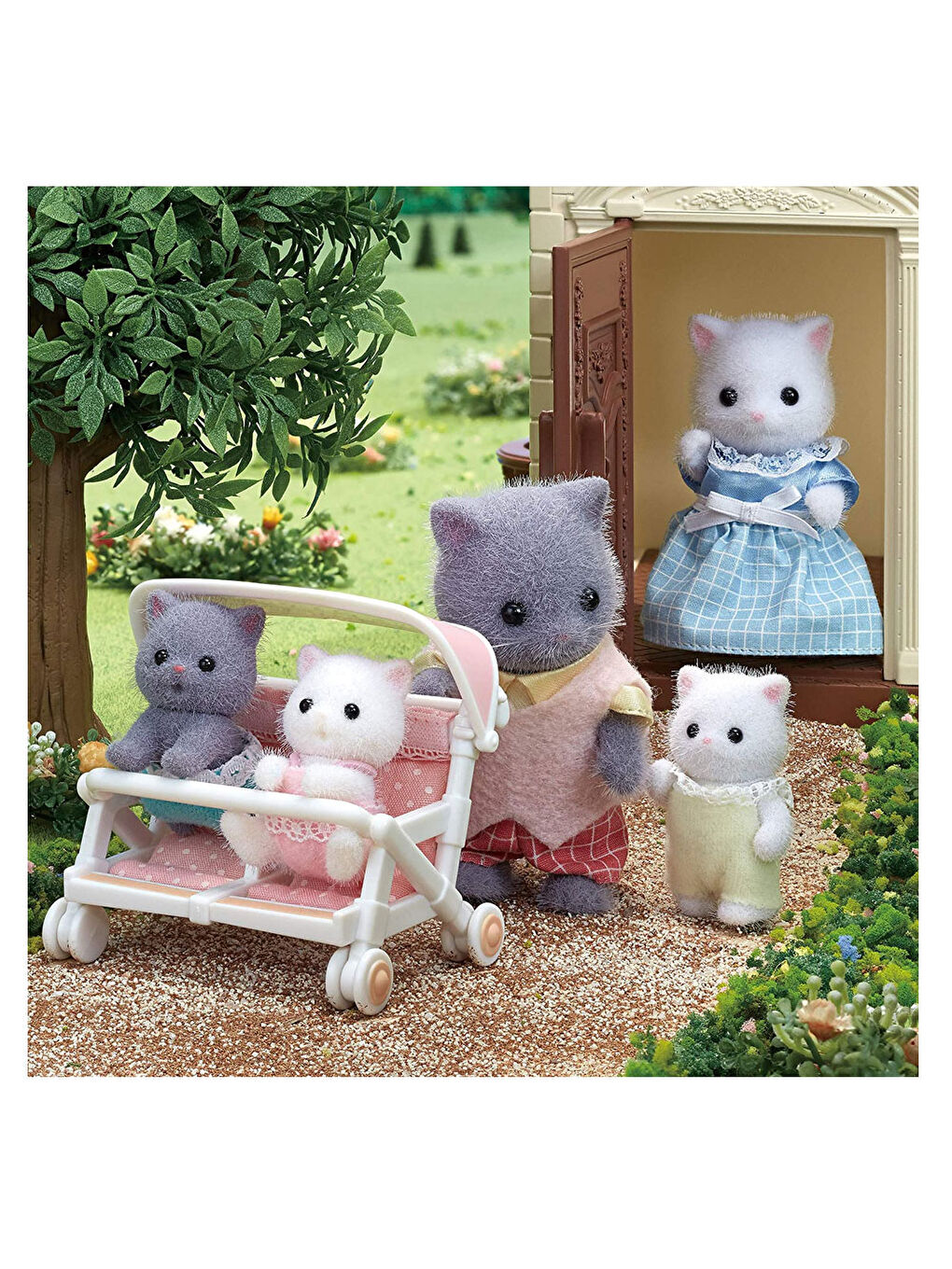 Sylvanian Families Renksiz Kedi Ailesi 5455 - 2