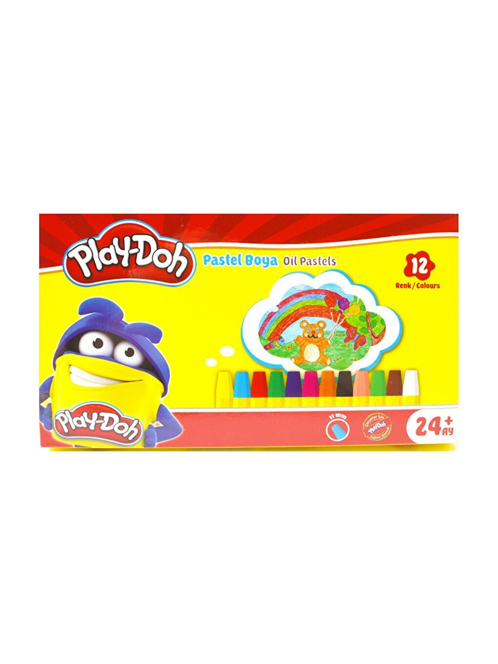 Play-Doh Karışık Asorti Pastel Boya 12 Renk (PA002)