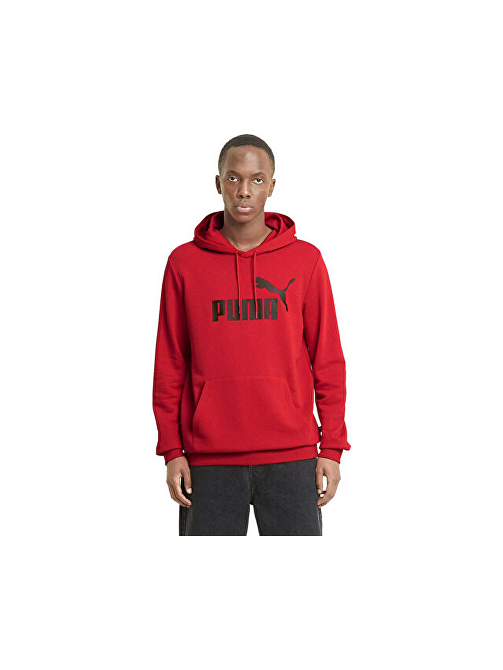 Ess Big Logo Hoodie Tr Erkek Günlük Sweatshirts 58668811 Kırmızı-2