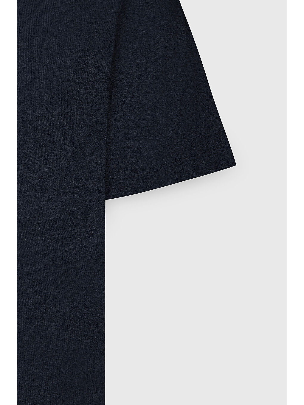 Erkek Lacivert Slim Fit Dar Kesim V Yaka 2'li Tişört Paketi-8