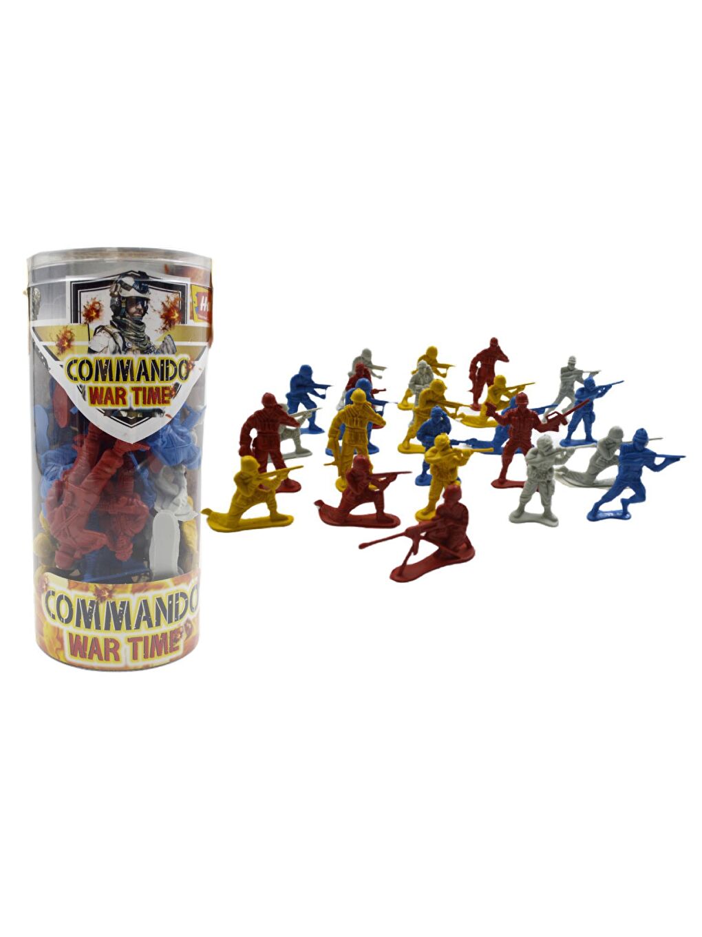 Heroes Kurşun Asker Oyuncak Asker Seti Plastik Kutulu ERN-823