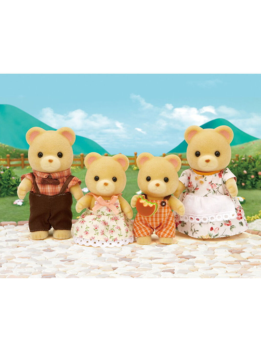 Sylvanian Families Renksiz Ayı Ailesi 5059 - 1