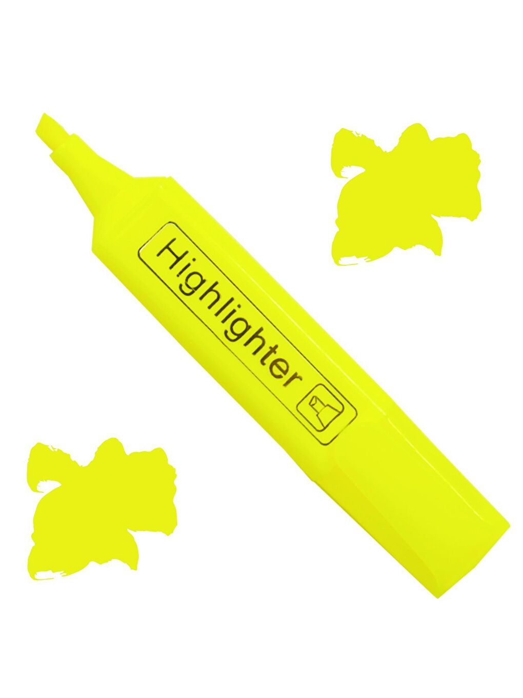 Fosforlu Kalem Neon LN-1029 Sarı 12 Adet-3