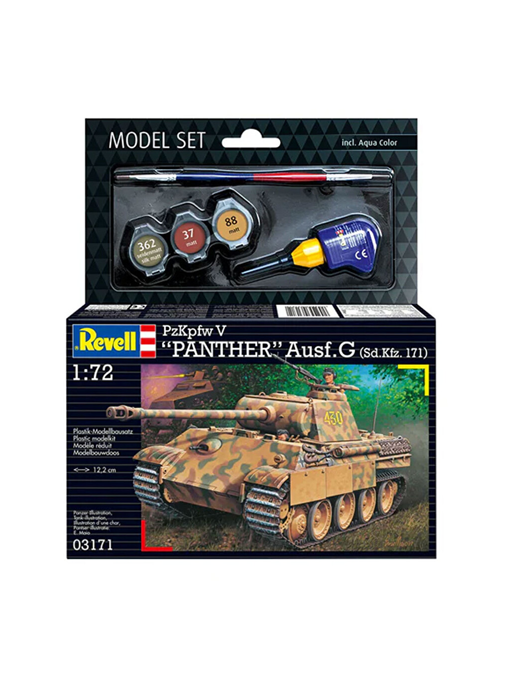 Model Set Askeri Panther Ausf. G Sd.kfz. 171 63171-1