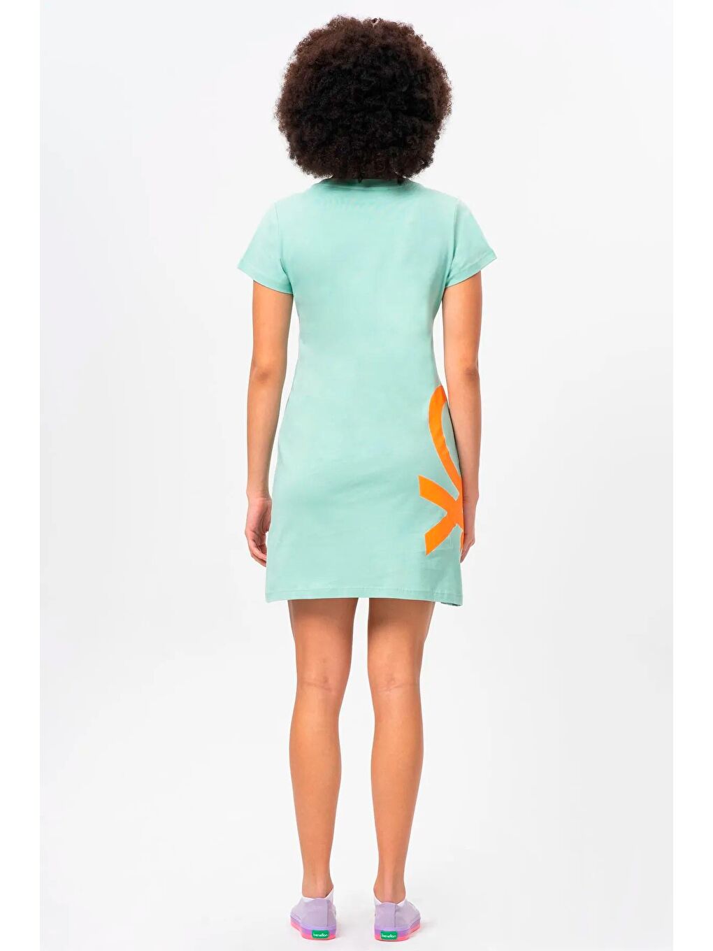 Yeşil Kadın Elbise-2