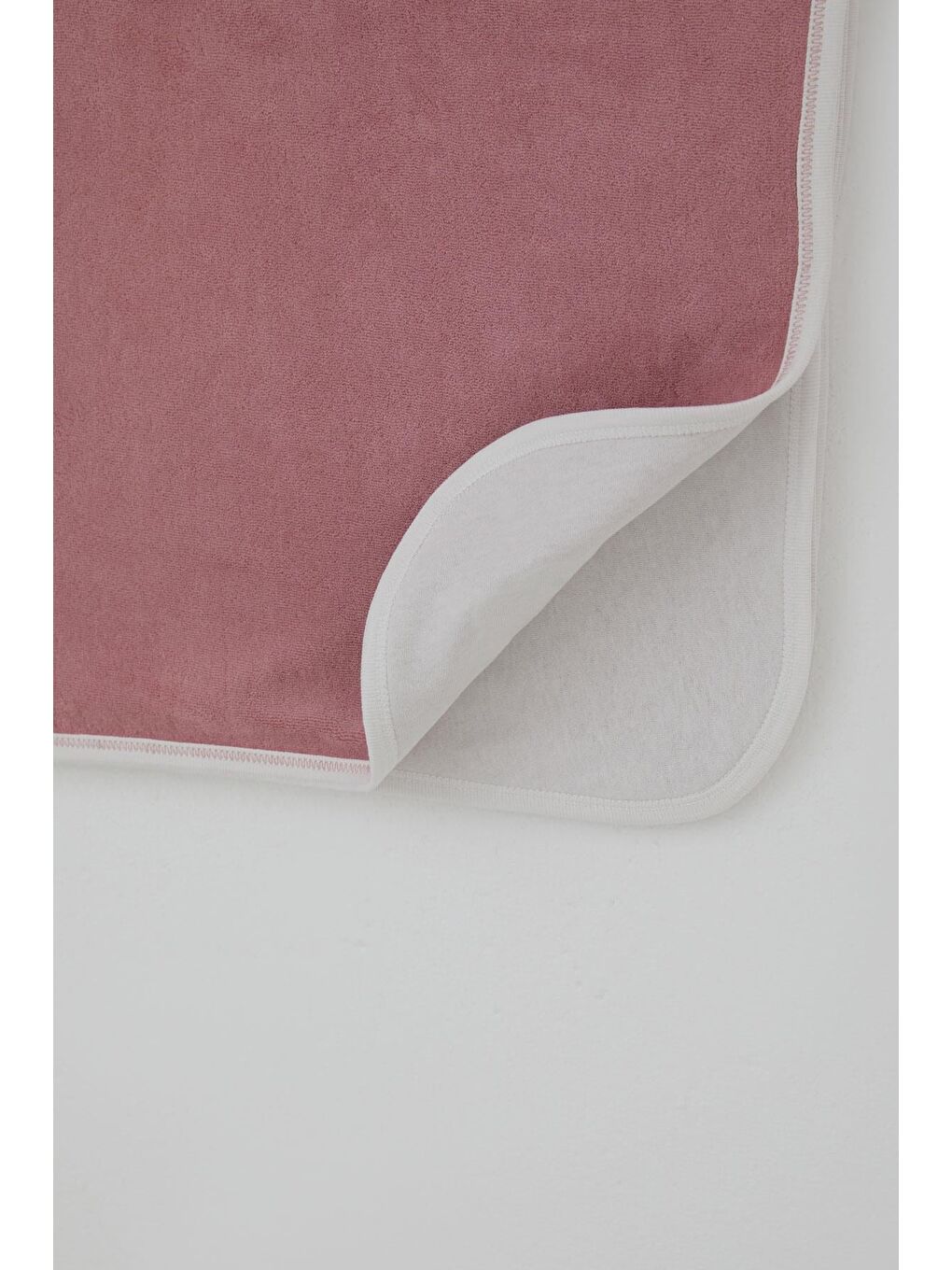 Pembe Yenidoğan Bebek Battaniyesi Kadife Uykucu Bulut Nakışlı Gülkurusu (77 X 86 Cm)-2