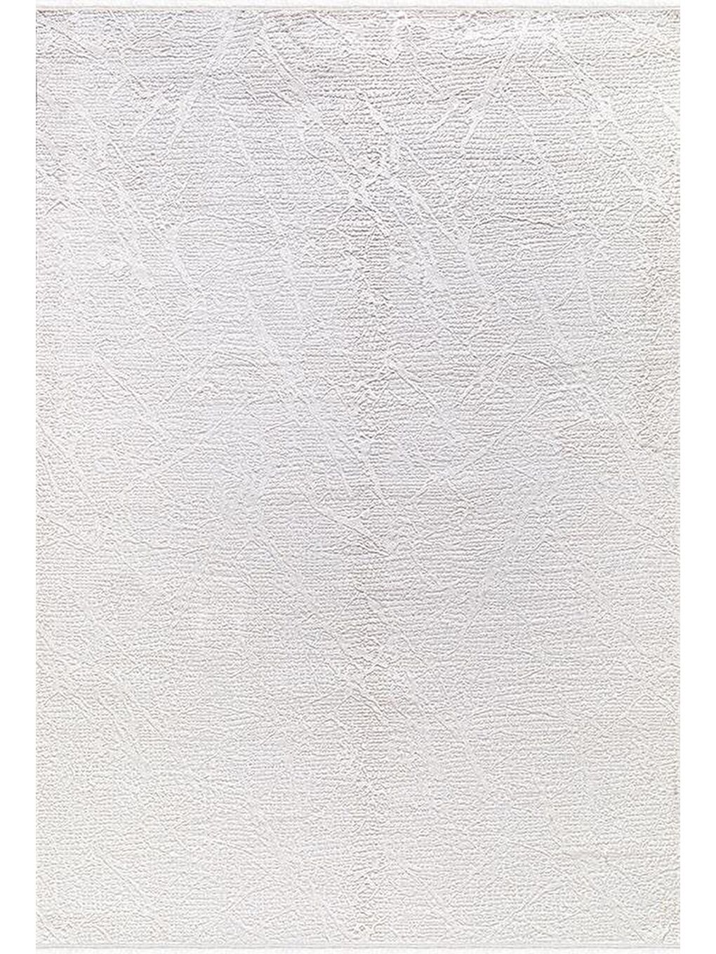 Beyaz Konfor Diva 9507 Akrilik Dokuma Halı Salon Oturma Odası Halısı-80x150-2