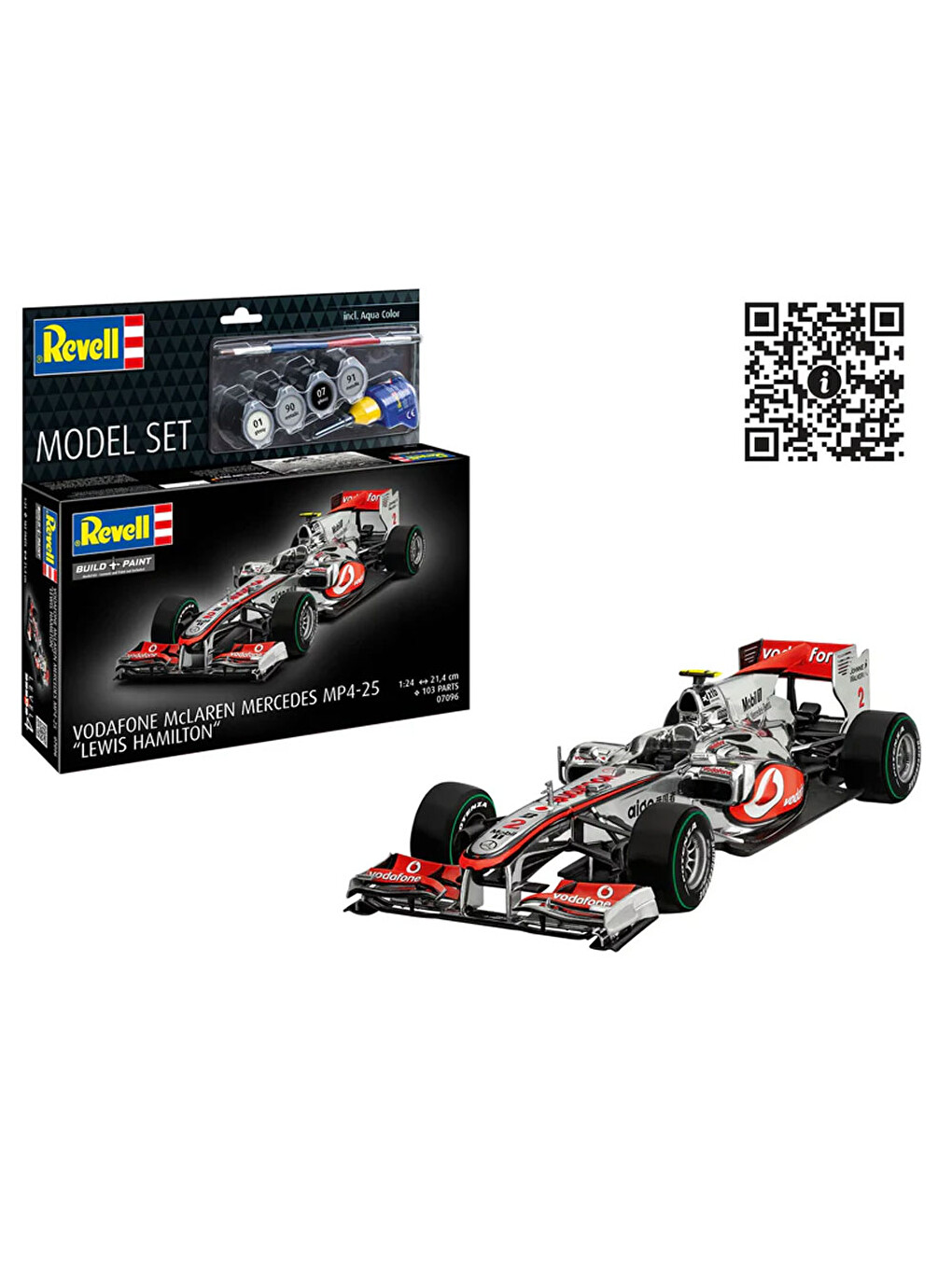 Model Set Araba Mclaren Mercedes Mp4-25 Lewis Hamilton 67096