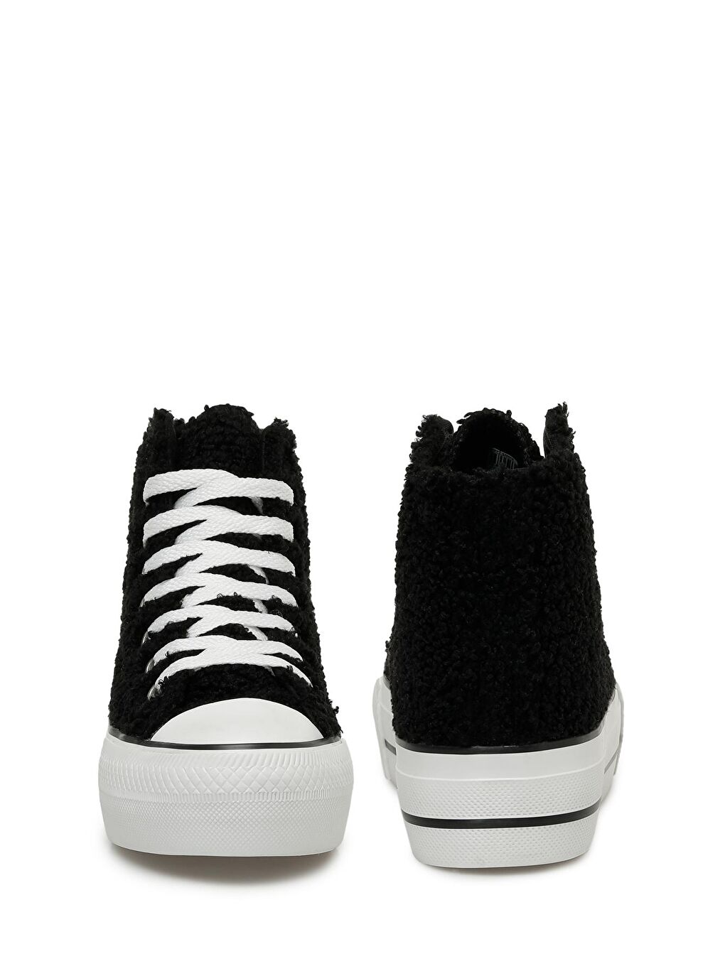 Siyah Kadın Sneaker Bot-4