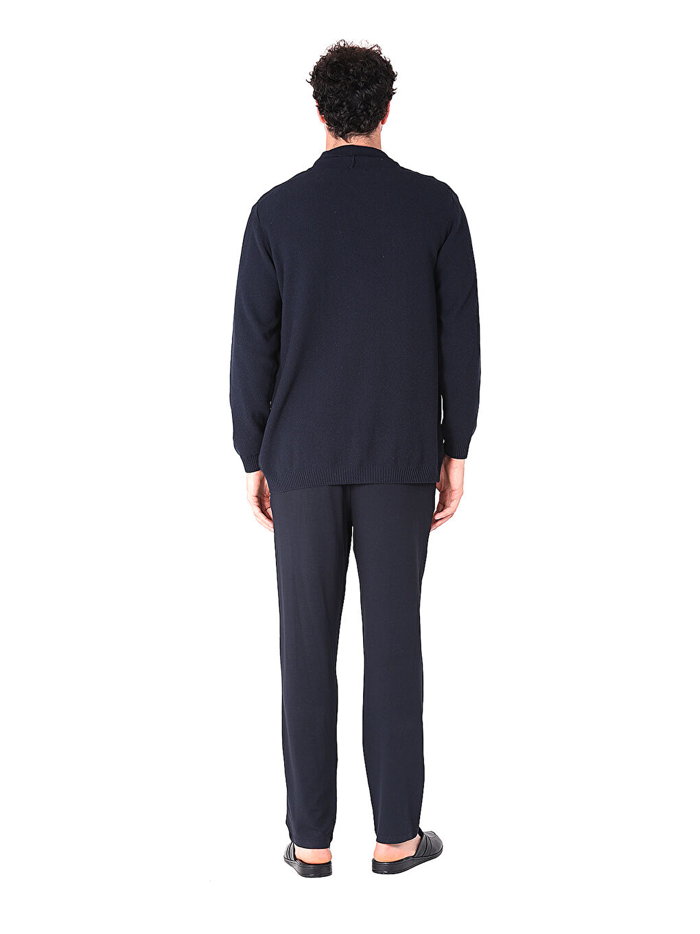 Lacivert Rob Erkek Triko Hırka-1