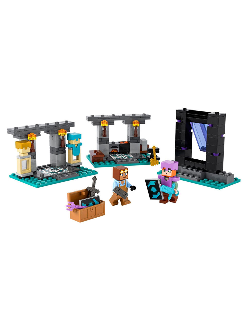 Lego Renksiz Minecraft Cephanelik 21252 - 1