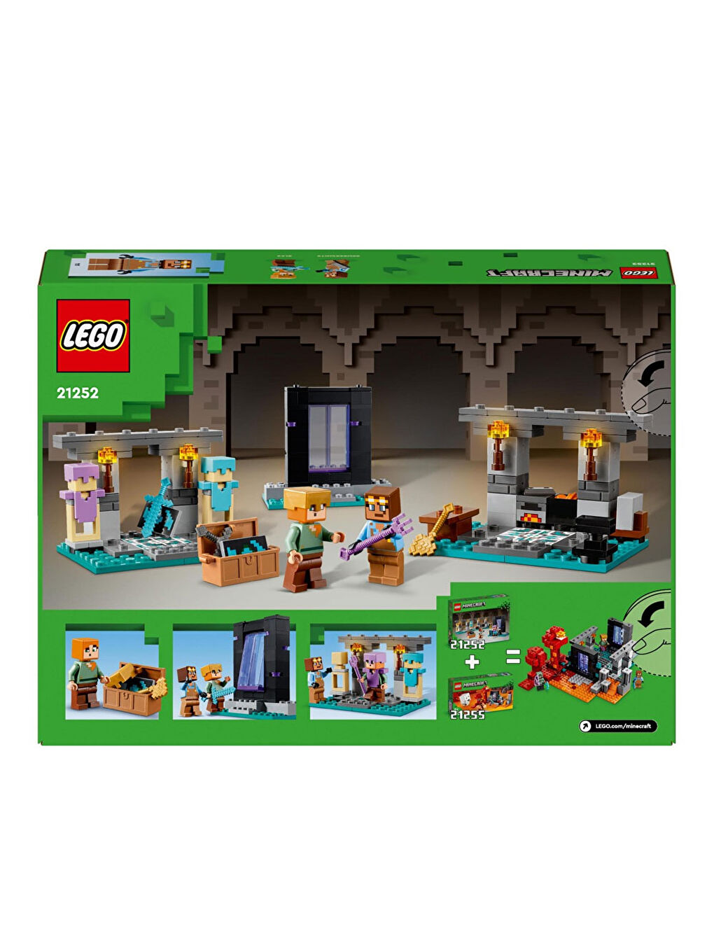 Lego Renksiz Minecraft Cephanelik 21252 - 2