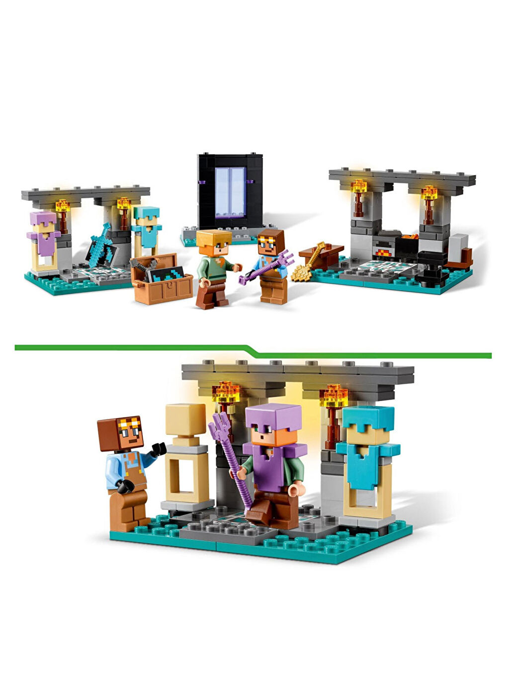 Lego Renksiz Minecraft Cephanelik 21252 - 3