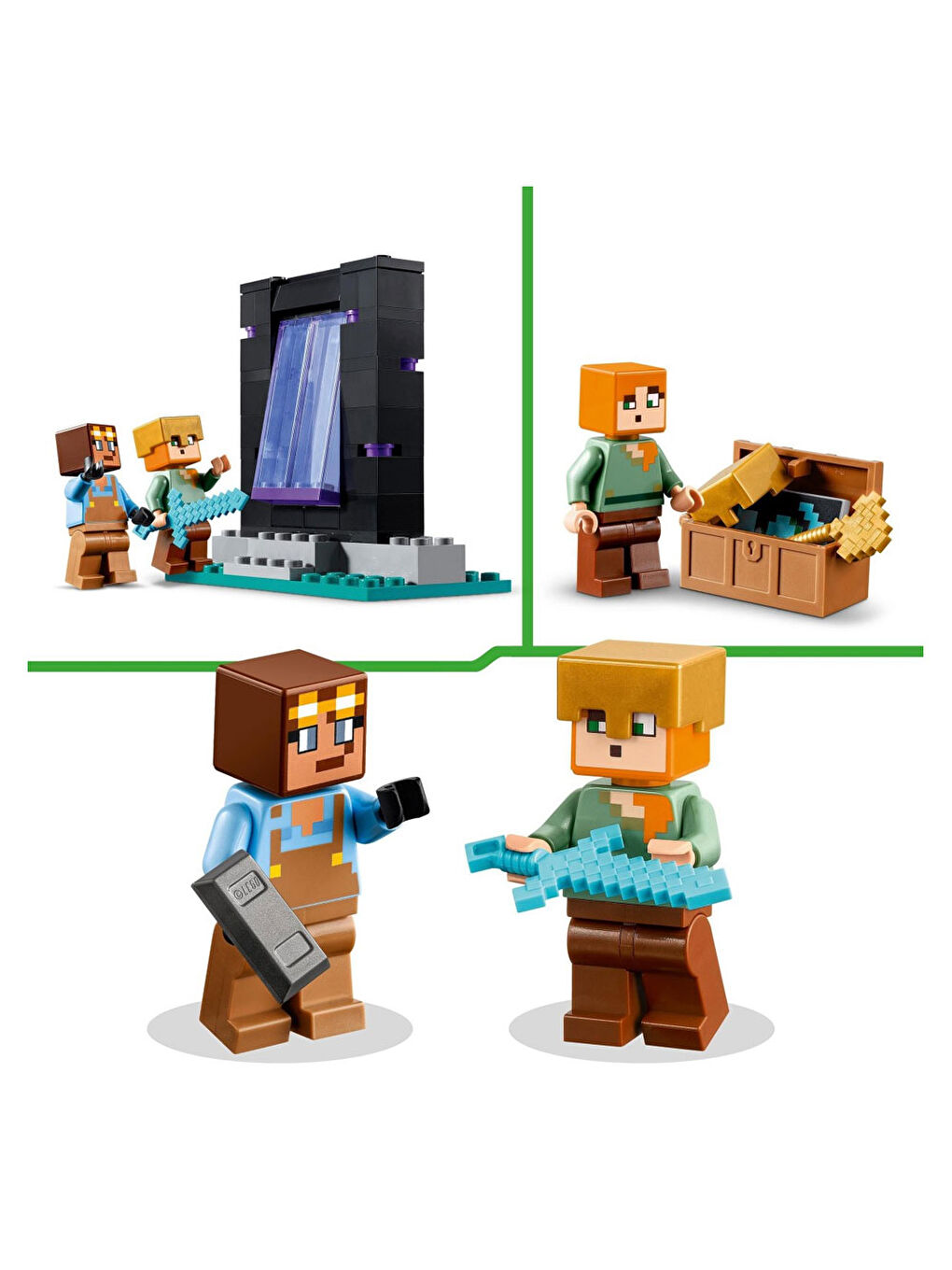 Lego Renksiz Minecraft Cephanelik 21252 - 4