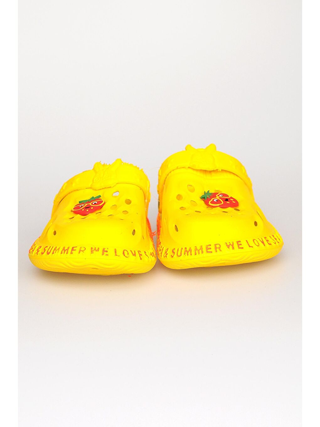 Sarı Kaymaz Anatomik Taban Maskotlu Çocuk Sandalet 001-215-22-1