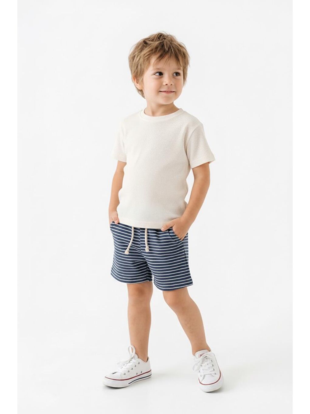 İndigo Erkek Çocuk Şort Tişört 2li Takım
