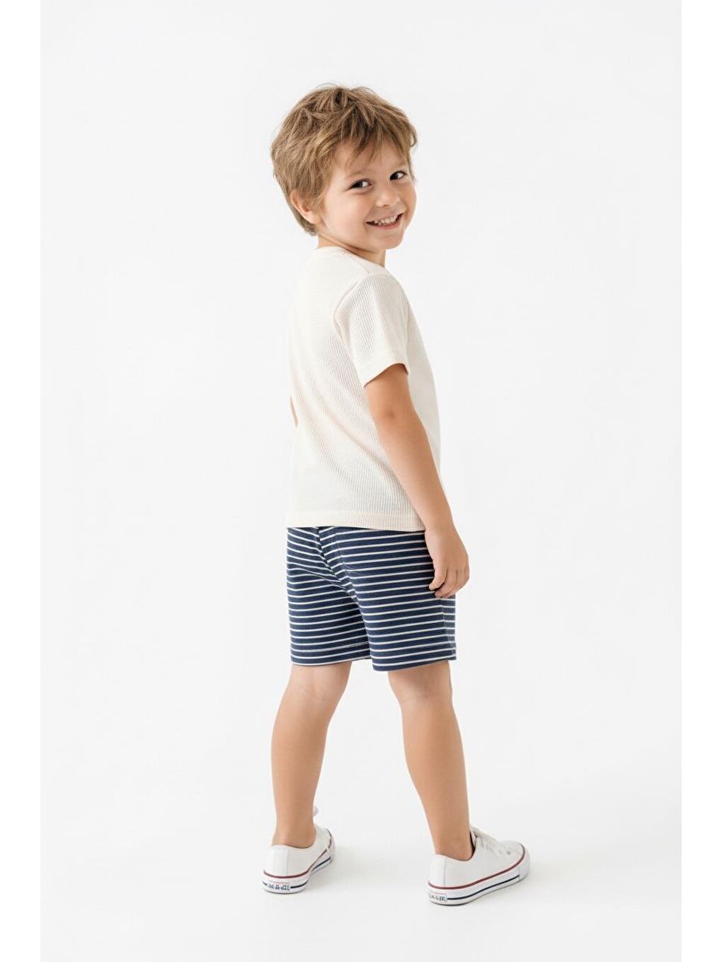 İndigo Erkek Çocuk Şort Tişört 2li Takım-1