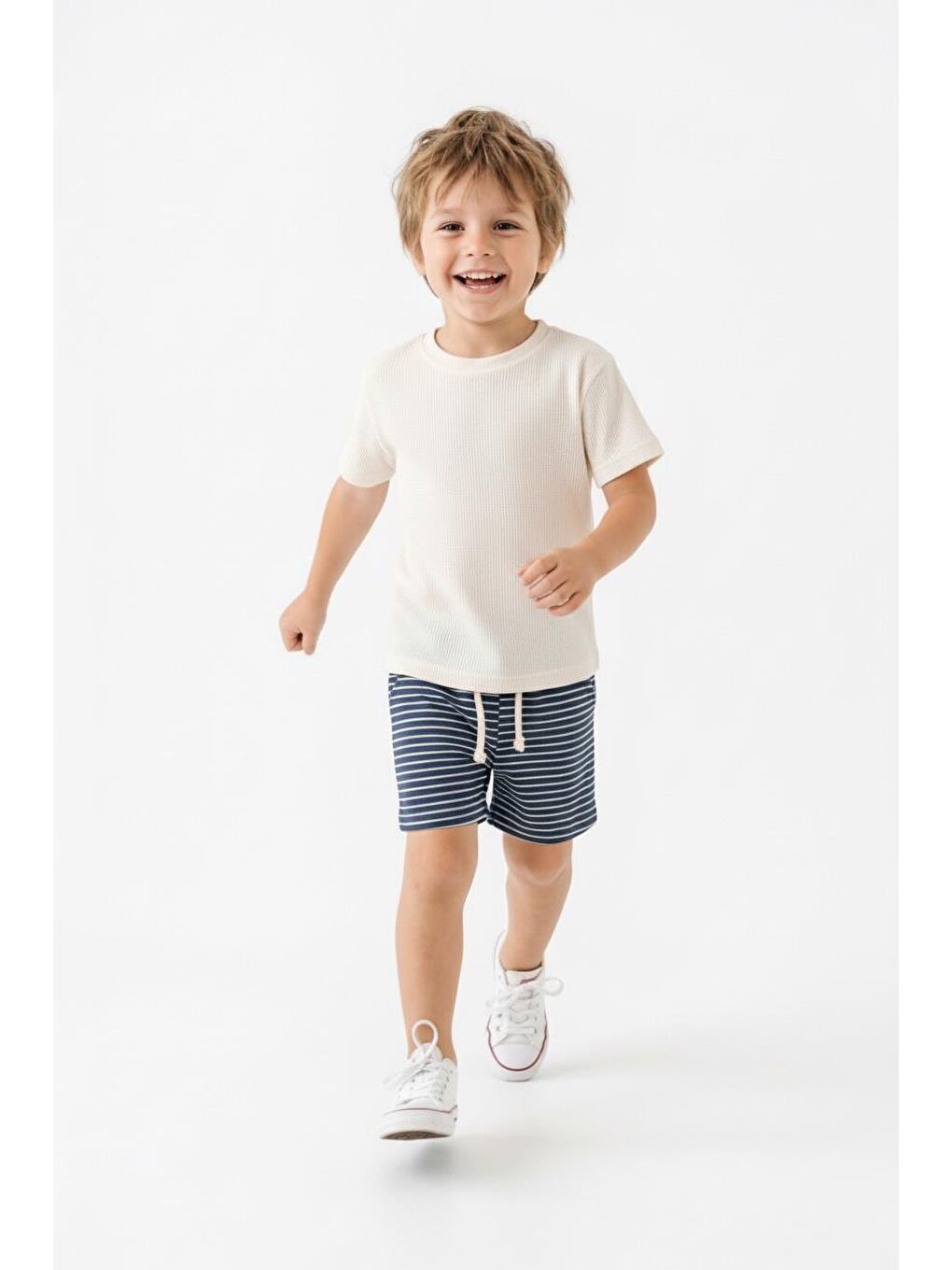 İndigo Erkek Çocuk Şort Tişört 2li Takım-2
