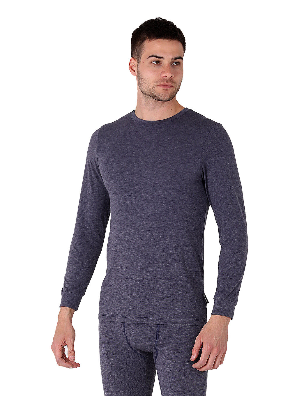 Lacivert Heavy Unisex Uzunkol Termal Fanila LACİVERT