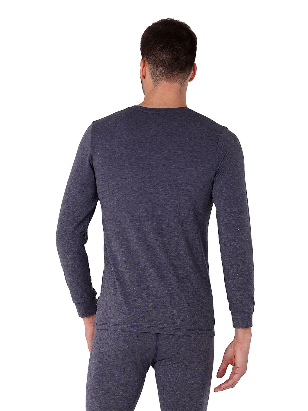 Lacivert Heavy Unisex Uzunkol Termal Fanila LACİVERT-1