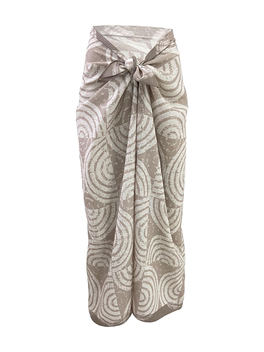 Bej Dela Vizon Keten Pareo (İç Göstermez)