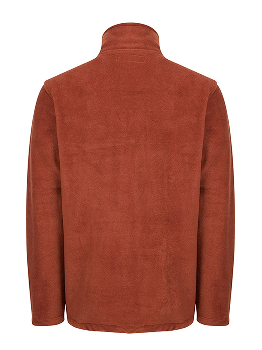 Kahverengi Erkek Polar Dik Yaka Sweatshirt-3