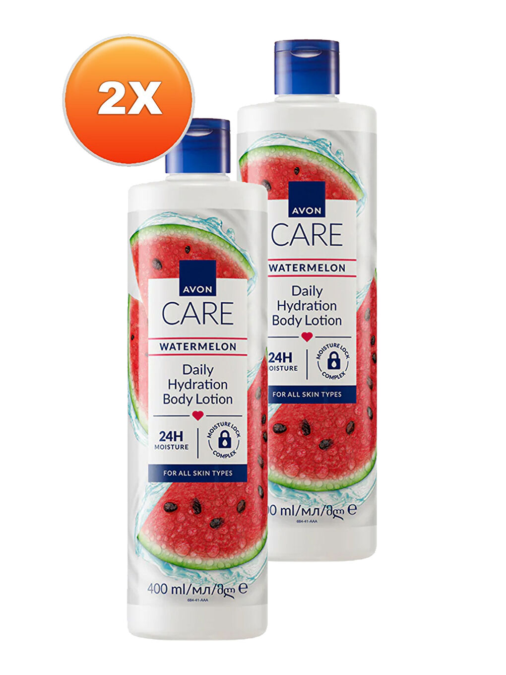 AVON Care Watermelon Karpuz Kokulu Vücut Losyonu 400 Ml. İkili Set - 1