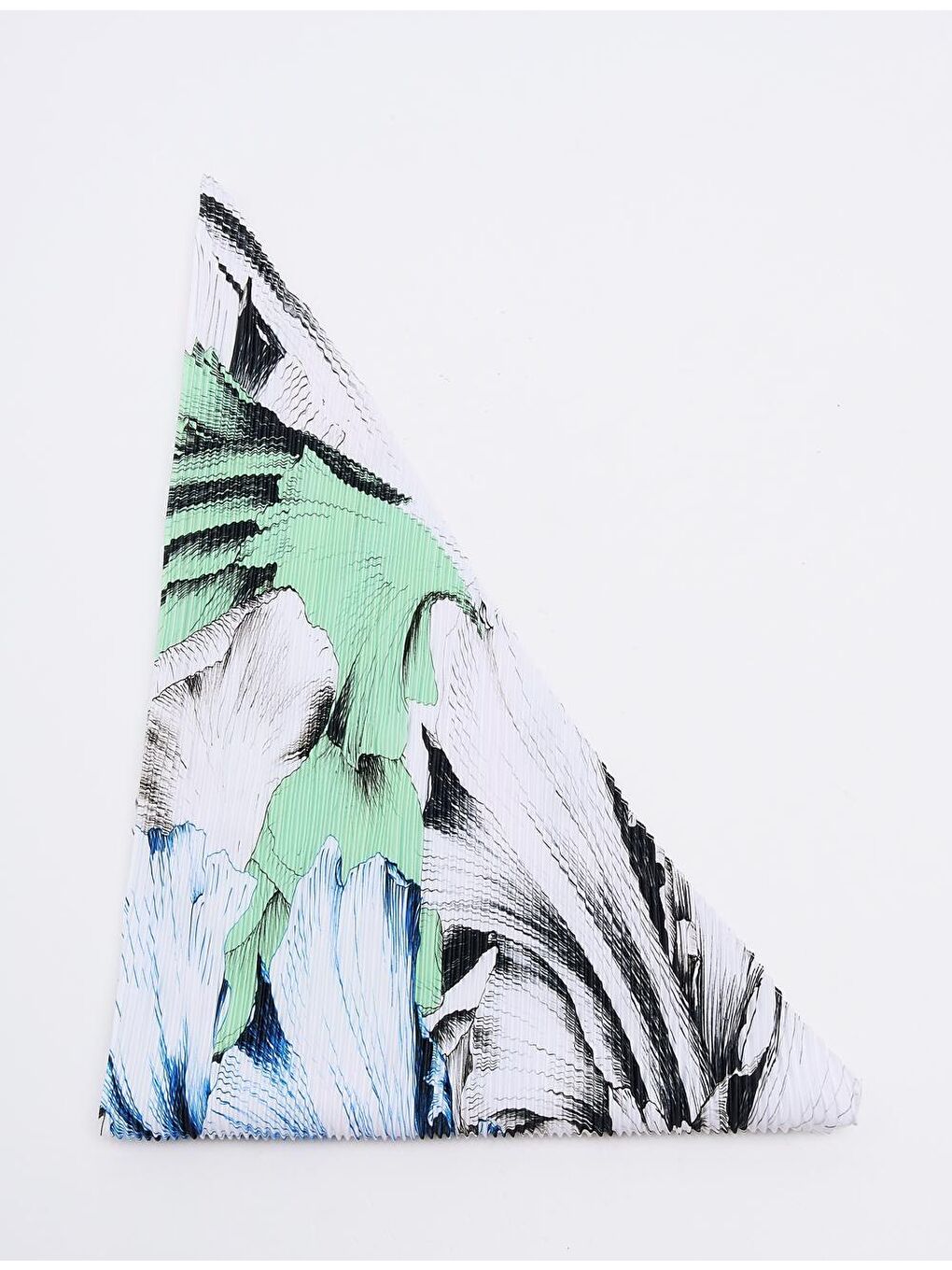 Karışık Desenli Piliseli Fular