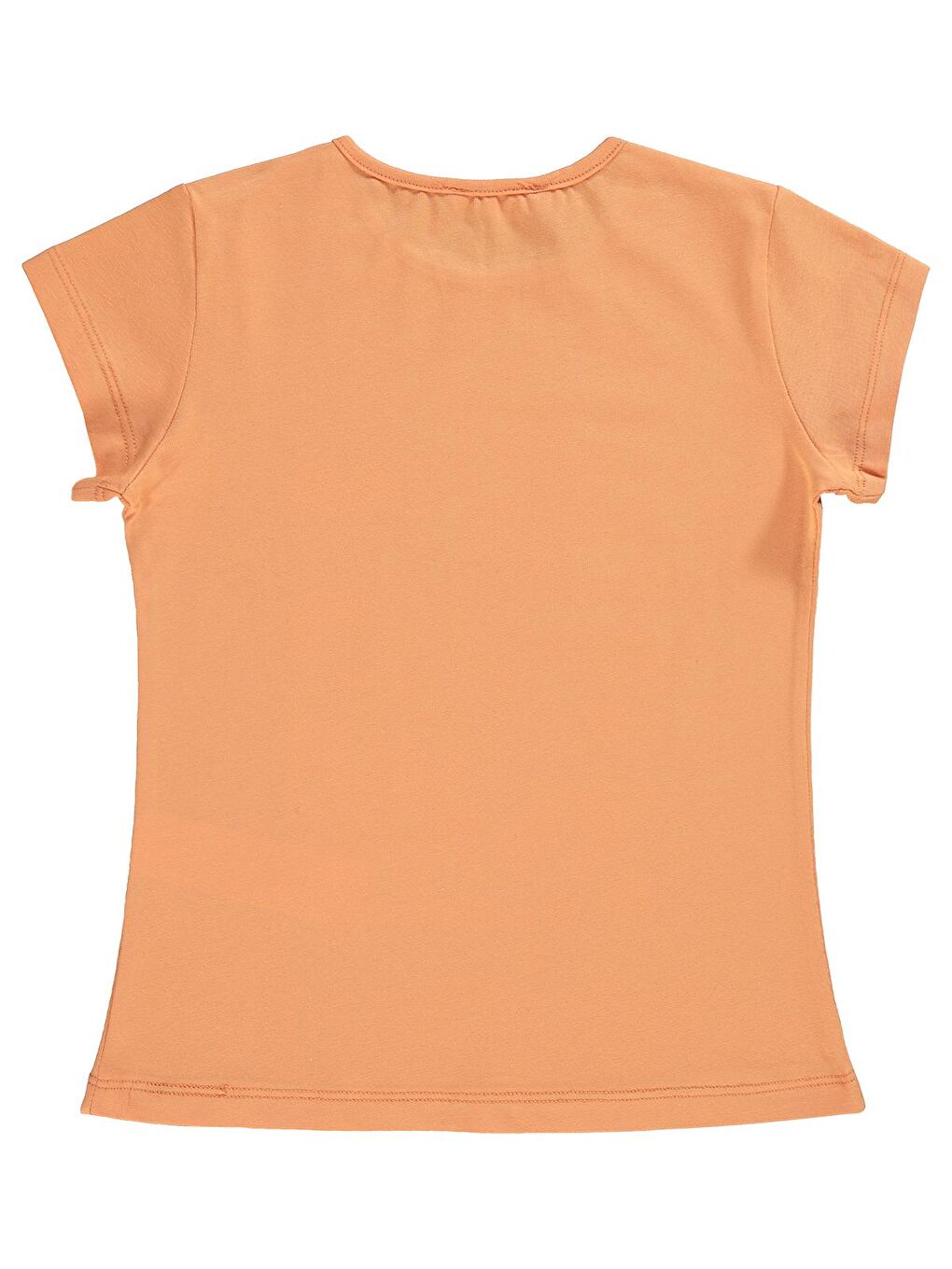Turuncu Girls Kız Çocuk Tişört 6-9 Yaş Kayısı Ezmesi-1