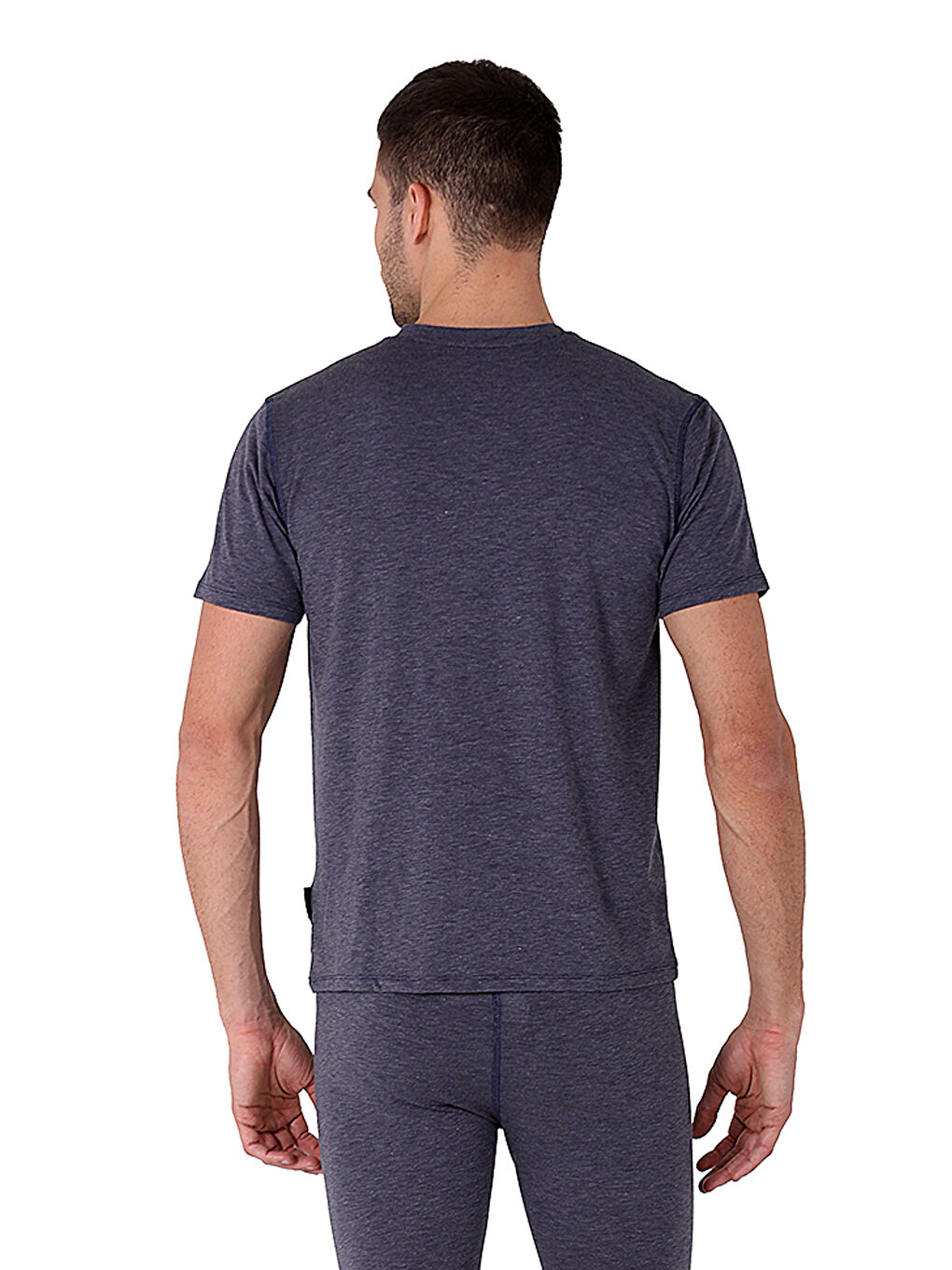 Lacivert Heavy Erkek Kısakol Fanila V Yaka LACİVERT-1