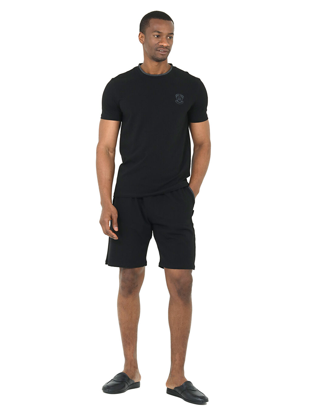 Siyah DS Damat Relaxed Şort Takım SİYAH