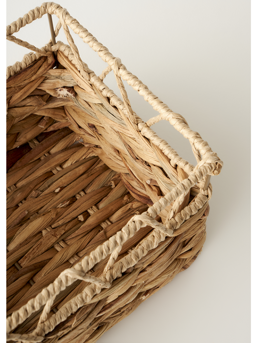 Bej Vesna Dekoratif Sepet Naturel (25x18x14 cm)-4
