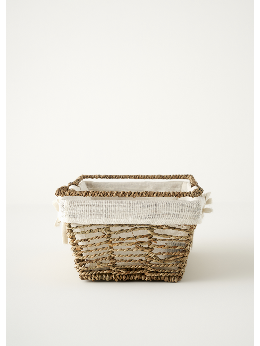 Bej Arden Bezli Sepet Naturel (31x22x13 cm)-2