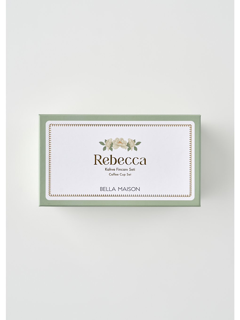 Karışık Rebecca New Bone 2'li Kahve Fincanı Seti (90 cc)-4