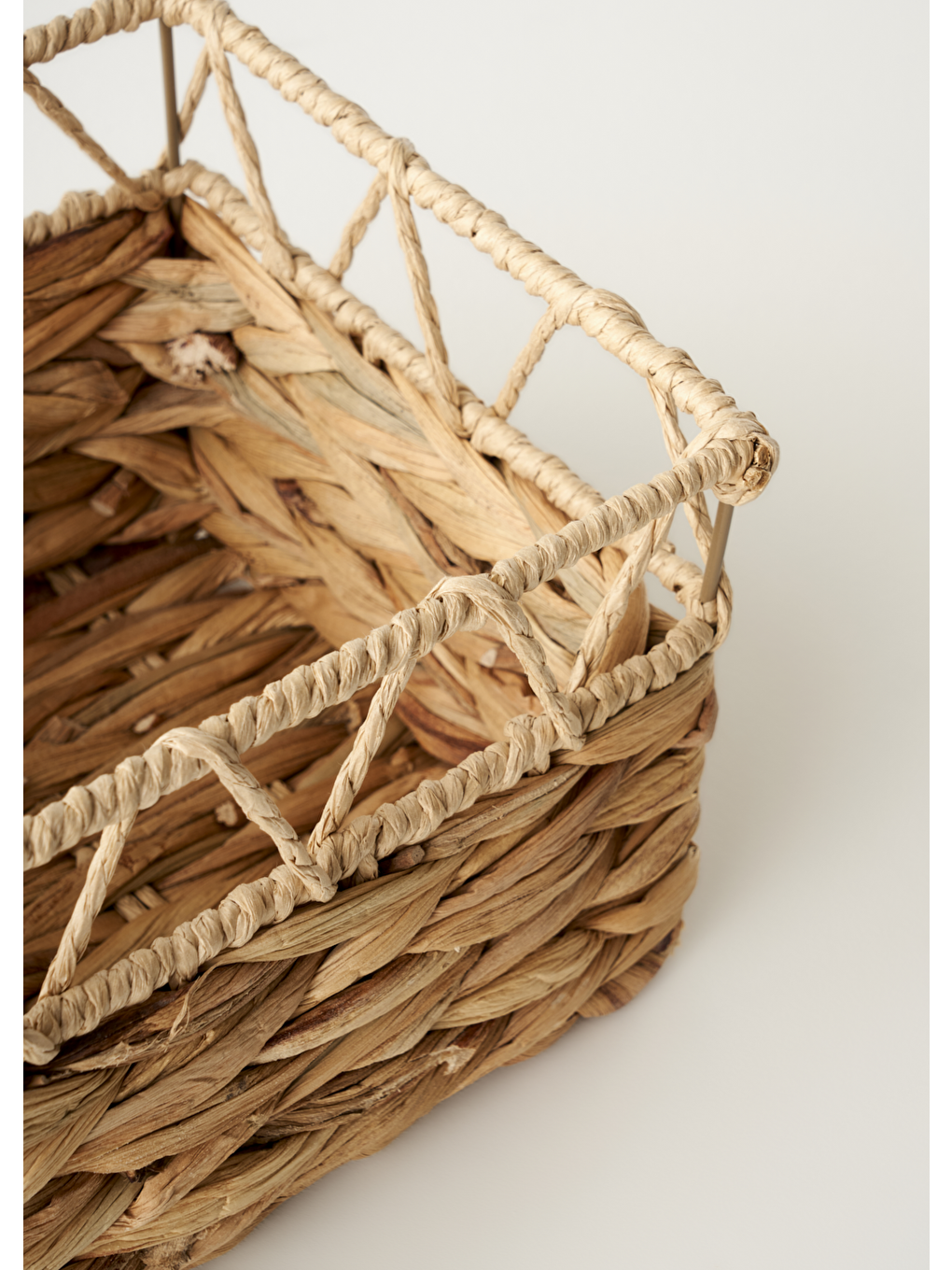 Bej Vesna Dekoratif Sepet Naturel (30x24x17 cm)-2