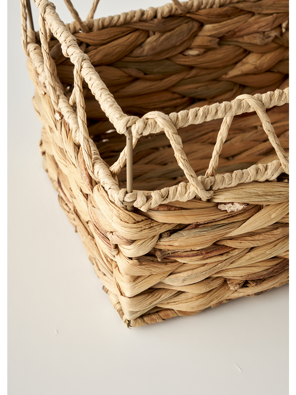 Bej Vesna Dekoratif Sepet Naturel (30x24x17 cm)-3