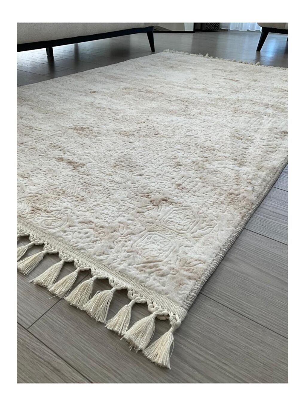 Puffy Kabartma Bej 100x150-2