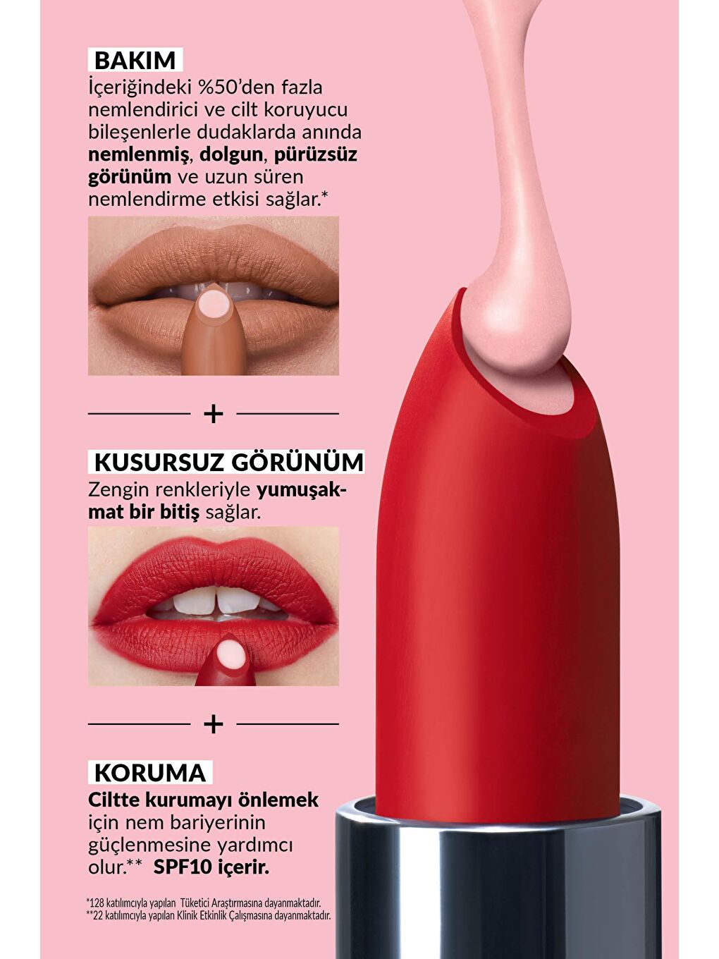 AVON Renksiz Hydramatic Mat Ruj Flame - 3