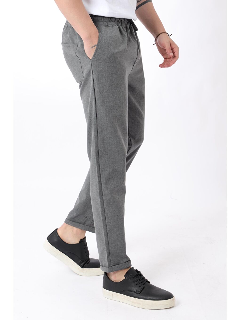 Stilkombin Füme Duble Paça Jogger Pantolon PLDP MH-23_0344 - 1